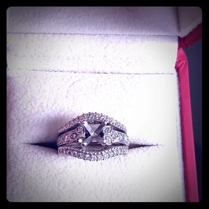 Engagement & wedding band.